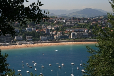 San Sebastin - Blick ins Hinterland